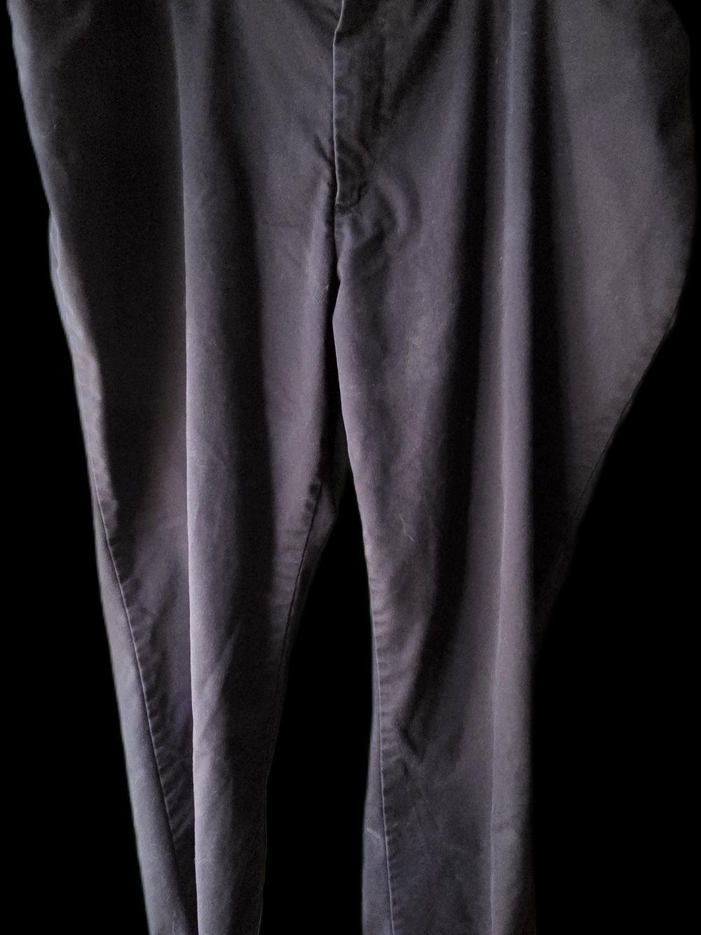 Lee Womens Black Straight-Leg Pants